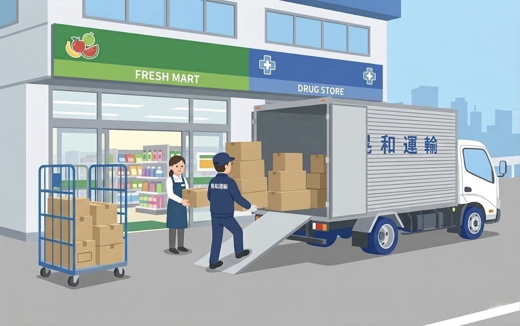日用品・店舗ルート配送